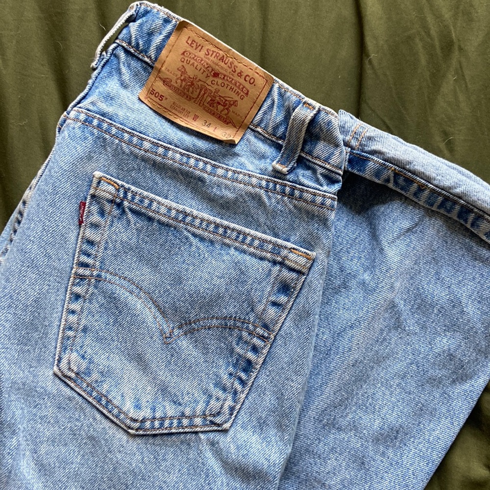 Levi 505 High Waisted Jean